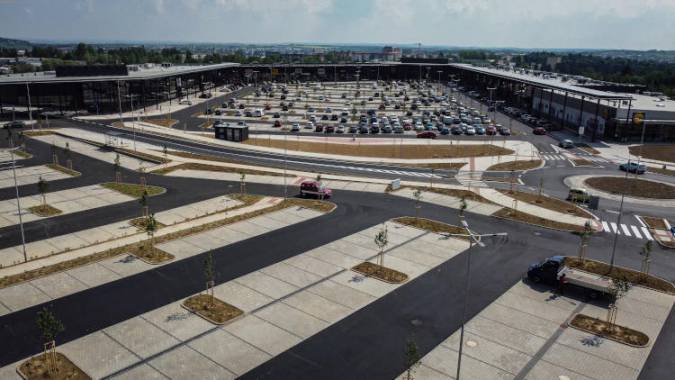 Naše dlažba v nákupním centru Citypark Jihlava