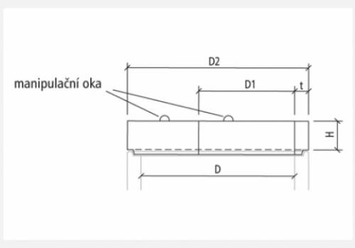 BEST - PŘECHODOVÁ DESKA DN 1000 F